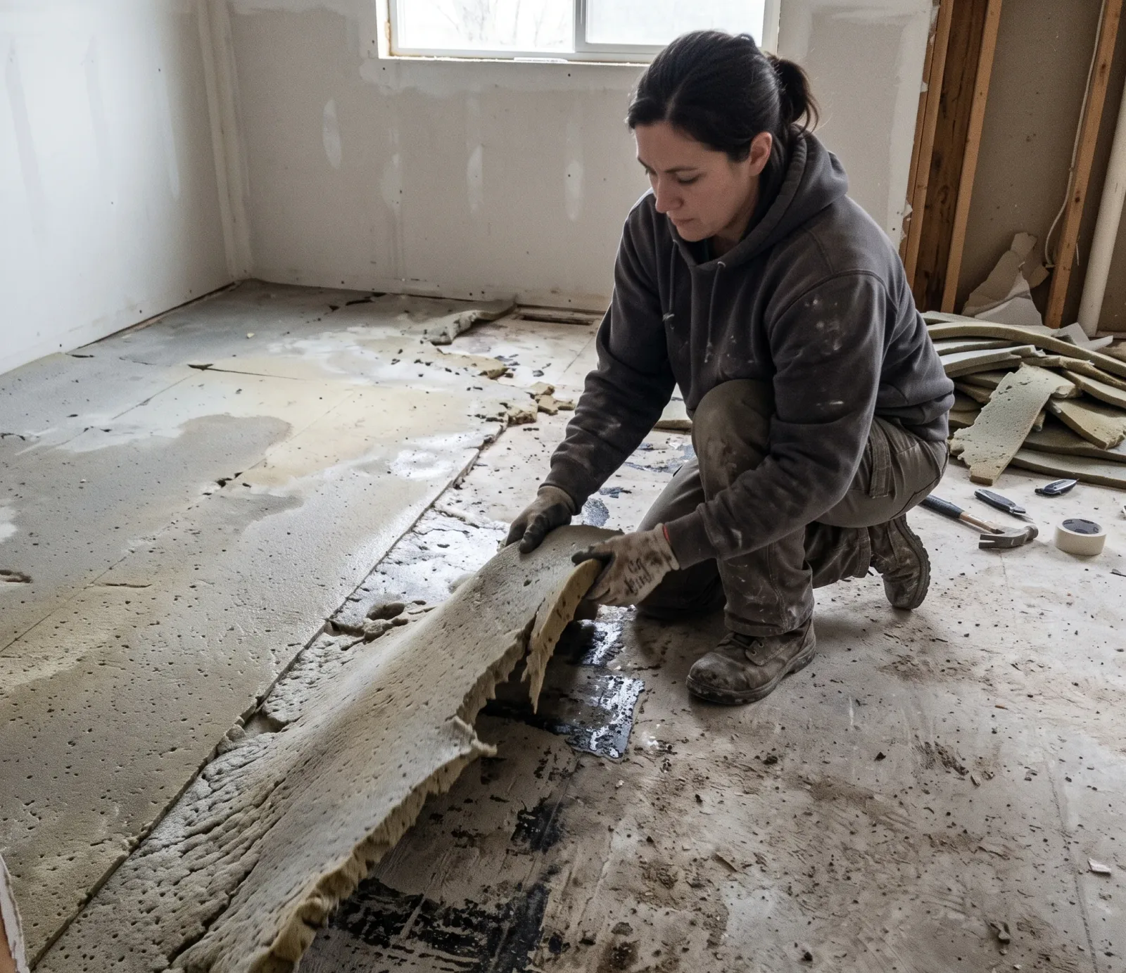 Carpet and Pad Water Extraction service in Concord, NC